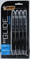 Bic Vlgbp41-Blk Black Velocity Bold Ball Pen 4 1 Count