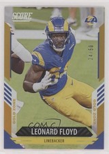 2021 Score Gold Zone 24/50 Leonard Floyd #257 1l2