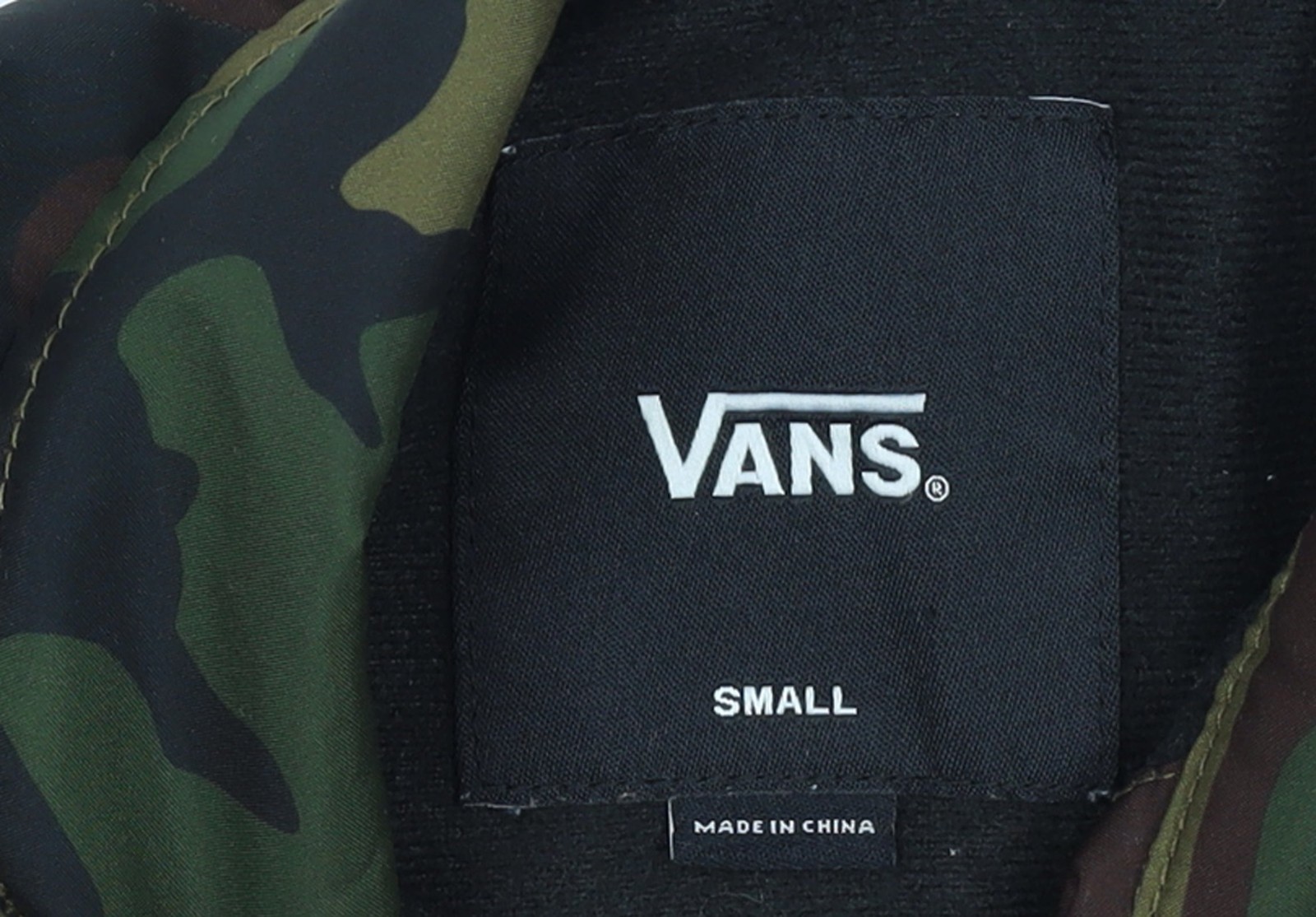 Womens UK Size S VANS Green Coach Jacket image 4