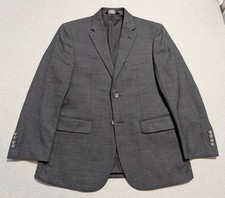 Jos A Bank Traveler Men's Blazer 38S Dark Gray Blend Travel Tech Tailored Fit