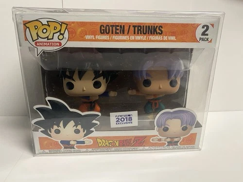 Funko Pop! Vinyl: Dragon Ball Z Goten/Trunks 2pk 2018 Funamation Exclusive NM