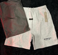 Fear of God Essentials Gray Sweat Shorts