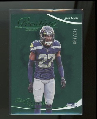 Tariq Woolen 2023 Panini Prestige Xtra Points Green Foil Card #/199