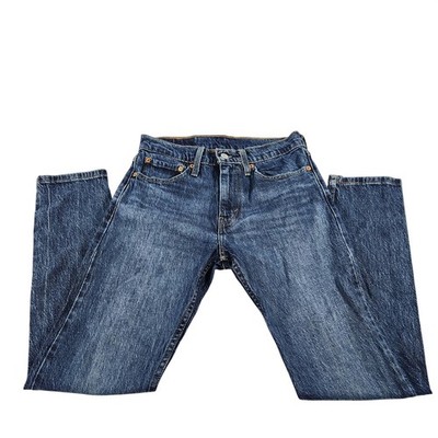 Levis 512 Slim Taper Jeans Mens 29x30 Dark Wash Blue Stretch Denim