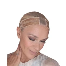 Velvet Grip Wig Band | Silicone and Lace | Adjustable for Front Beige 