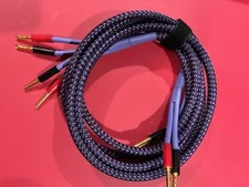 10 AWG Speaker Cable with Audioquest BFA conn...