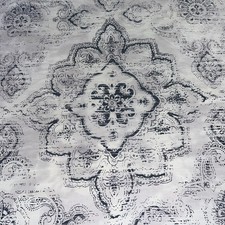 RALPH LAUREN Luna Medallion Lilac KING DUVET Reversible Blue Purple Cotton