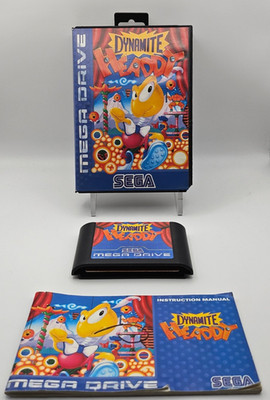 Dynamite Headdy | Sega Mega Drive Spiel CIB komplett getestet & funktionsfähig PAL