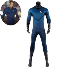 Human Torch Costume Fantastic Four outfit Cosplay Suit Johnny Storm