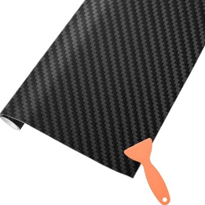 Klebeband, Vinylfolie, Selbstklebend, Car Wrap, Matte Schwarz, 1500x300mm