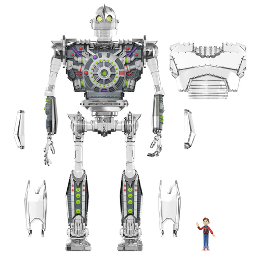 Super7 The Iron Giant Super Cyborg - The Iron Giant Clear Actionfigur Deadstock - Bild 5 von 13