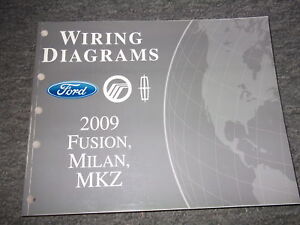 2009 Ford Fusion Mercury Milan Lincoln MKZ Electrical ... 62 lincoln window wiring diagram 