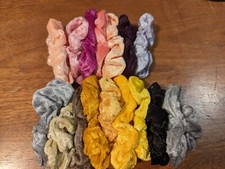 16 Piece Multi Color Velvet Scrunchies