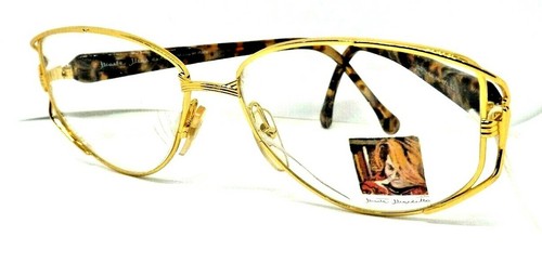 montatura per occhiali da vista donna PALOMA PICASSO anni 80 vintage oro  nuovi | eBay