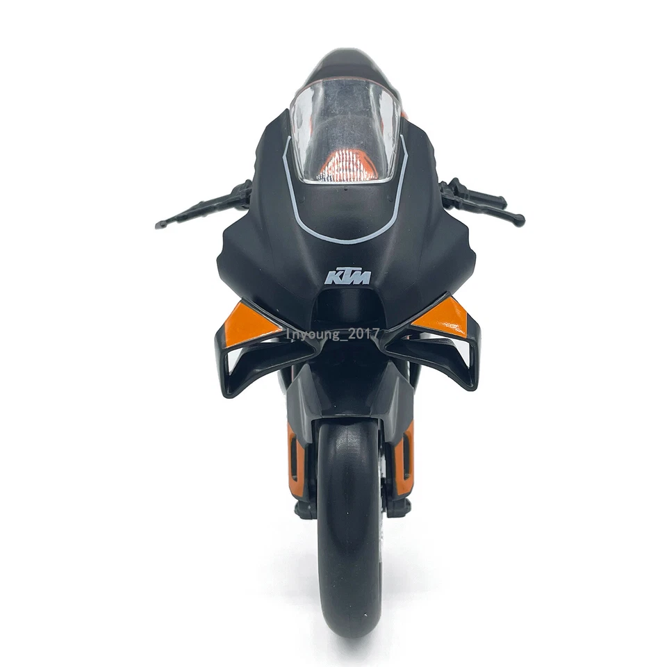1/12 KTM RC 8C Motorrad Modell Druckguss Spielzeug fur Kinder Geschenke Schwarz - Bild 4 von 4