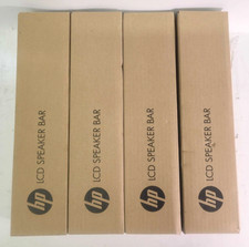 Lot of 4 HP LCD Speaker Bars NQ576AT