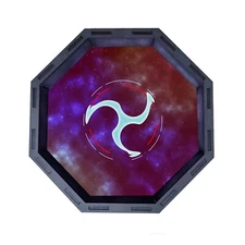 Nemesis Octagon Wooden Dice Tray, Rolling Tray D&D Tabletop Board Games RPG