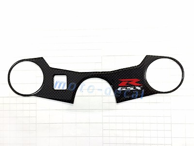 Real Carbon Fiber For 2005-2006 GSXR1000 Top Triple Clamp Yoke 3D Decal