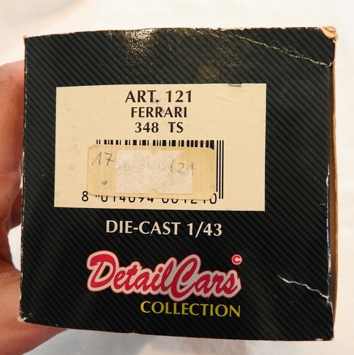 Detail Cars - Modellauto - Ferrari 348 TS - Art 121 - 1: 43 - in OVP! (A15) - Imagen 7 de 8