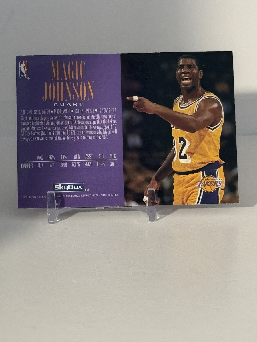 Magic Johnson 1995 Skybox Gold Promo Basketball Card #NNO