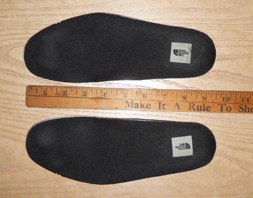The North Face Insoles, women's size 6-7, black top. white synthetic base - Picture 3 of 3