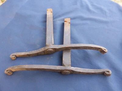 2 gros arrêts de volets pour Portail ancien fer hauteur Scellement - Photo 1/4