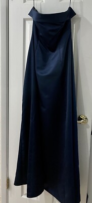 NEW-Women s Strapless Midnight Blue Prom/Evening Dress/Gown   Juniors  6