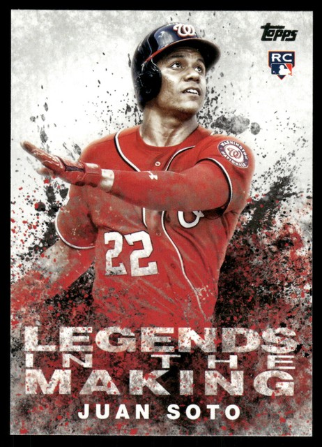 2018 Topps Update Juan Soto #LITM-8 Rookie Card (RC) Legends in the Making