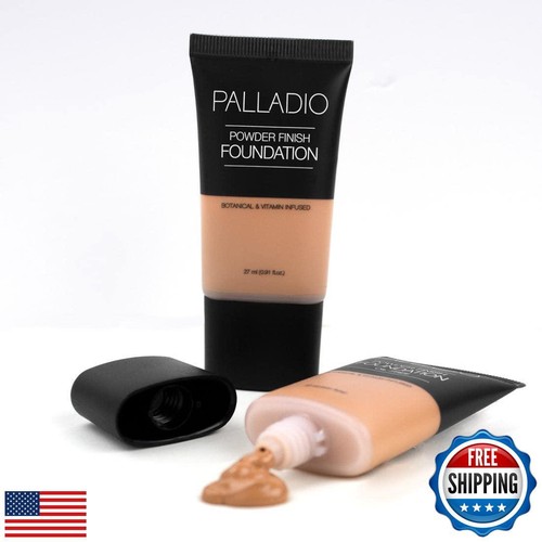 Palladio Powder Finish Liquid Foundation, Natural Matte Appearance, Reduces F - Picture 4 of 5