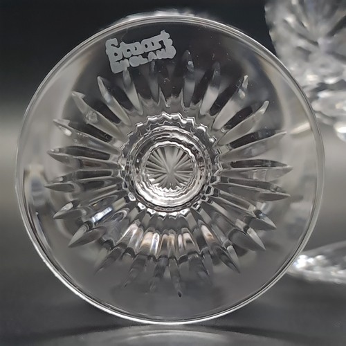 Vintage Stuart Crystal Ludlow Pattern Liqueur / Sherry Glasses Set of 6 - Picture 11 of 15