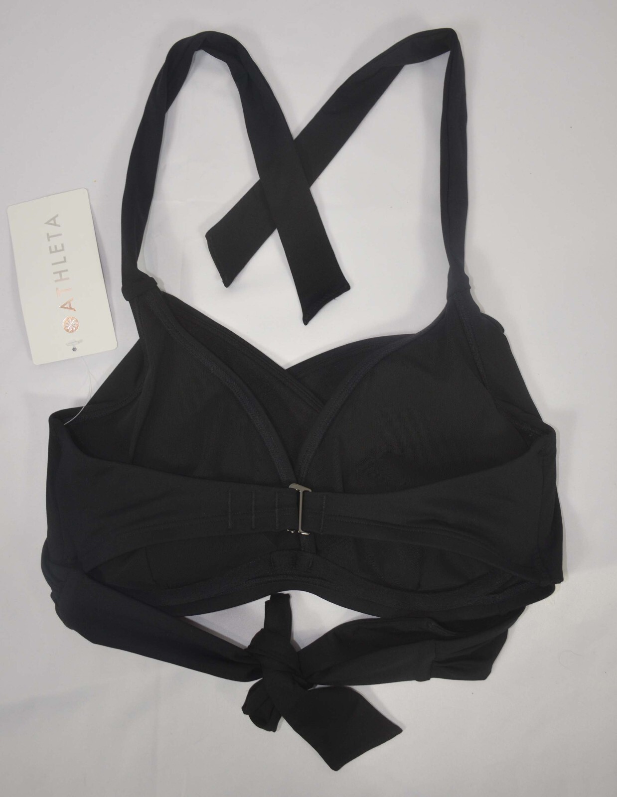 Athleta Black Bra Cup Halter Bikini Top Sz 32 B / 32c for sale online