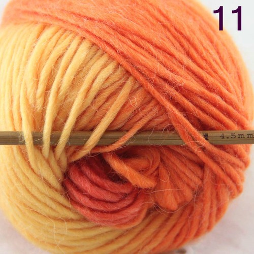 1Ball x 50g Soft Multi-Color Chunky DIY Hand-Woven Knitting Scores Wool Yarn - Picture 29 of 47