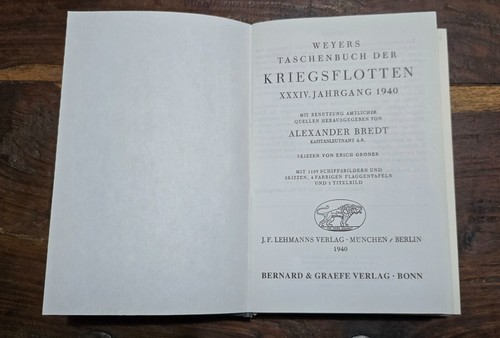 Weyers Flotten Taschenbuch 1940 - Warships of The World (1985 Reprint) - Picture 2 of 6