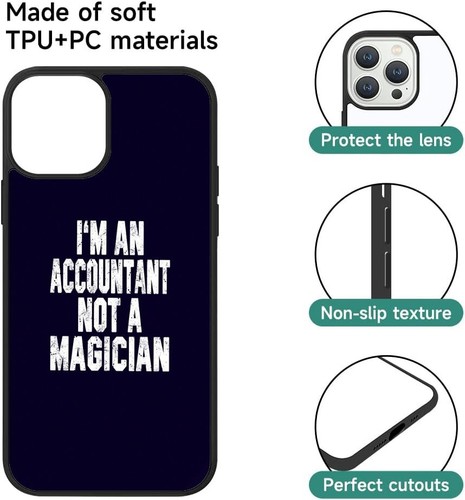 Hard TPU Case accountant not a magician For Samsung A15 A16 S23 S24 S25 Ultra FE - 第 24/25 張圖片