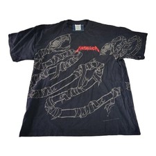 VTG '92 METALLICA T shirt AOP Pushead xl wild oats made in USA single stitch