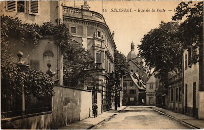 Old postcard Sélestat Rue de la Poste (1276706)