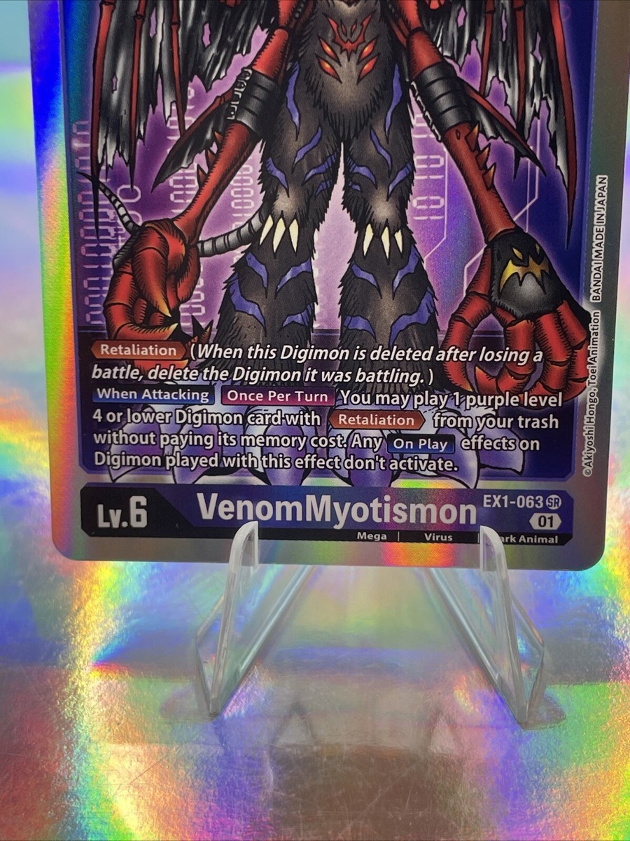 Digimon CCG Classic Collection VenomMyotismon EX1-063 Super Rare