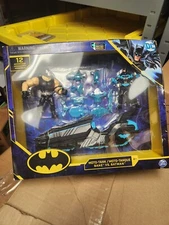 DC Comics Spinmaster Batman Moto-Tank Vehicle 4" Bane & Batman