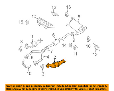 Genuine Chrysler 52103373AD Fuel Catalytic Converter Genuine Chrysler 52103373AD Fuel Catalytic Converter