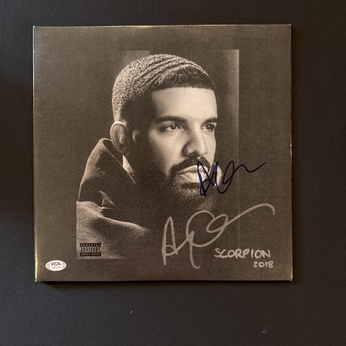 Drake Signed Autographed Scorpion 2018 Vinyl Cover No Record