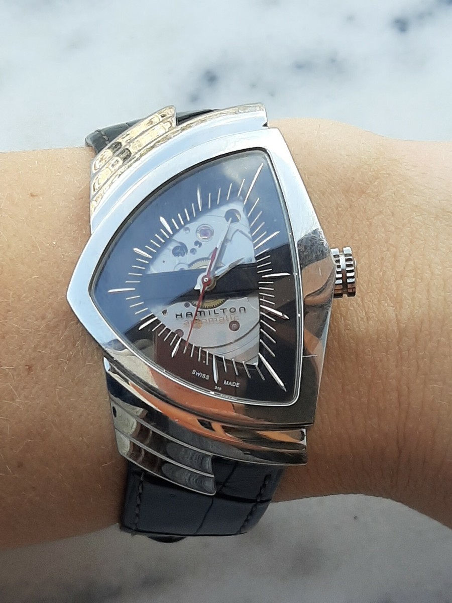 HAMILTON WATCH VENTURA H245150 SKELETON DIAL AUTOMATIC HAMILTON WATCH VENTURA H245150 SKELETON DIAL AUTOMATIC