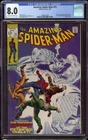 Amazing Spider-Man # 74 CGC 8.0 OW/W  (Marvel, 1969) John Romita art