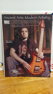 SOULFLY MARC RIZZO PRS GUITARS   PRINT AD 11 X 8.5  A4