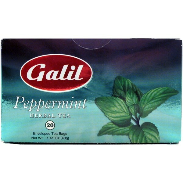 Peppermint 20 Enveloped Tea Bags Kosher Turkey