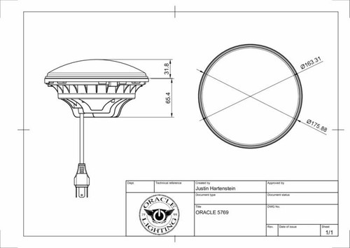 Oracle 7in High Powered LED Headlights No Halo | Fits 2007-2018 Jeep Wrangler JK - Picture 4 of 6