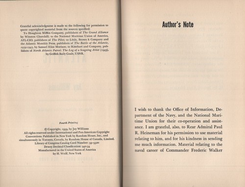 WORLD LANDMARK#87, THE BATTLE FOR THE ATLANTIC, HC, DJ, 1959 - Picture 7 of 7