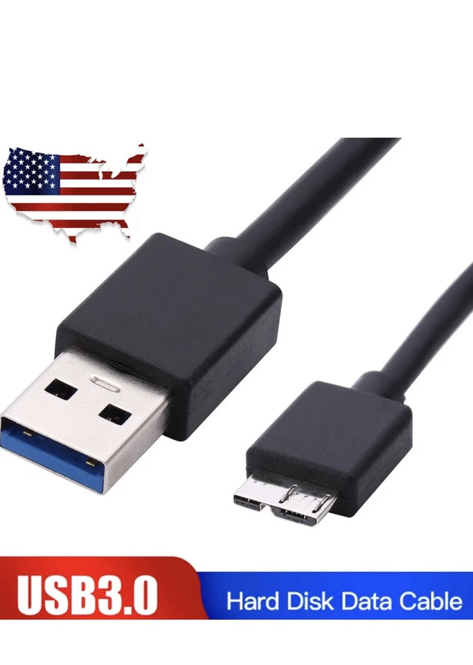 USB 3.0 Data Cable Cord 3ft Charger Charging Sync For Samsung Galaxy S5 Note3 US - Image 2 of 4