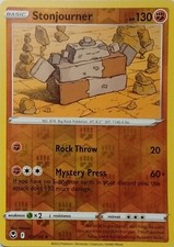 101/195 STONJOURNER REVERSE HOLO SILVER TEMPEST POKEMON CARD