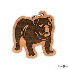 English Bulldog Keychain key chain keys charm