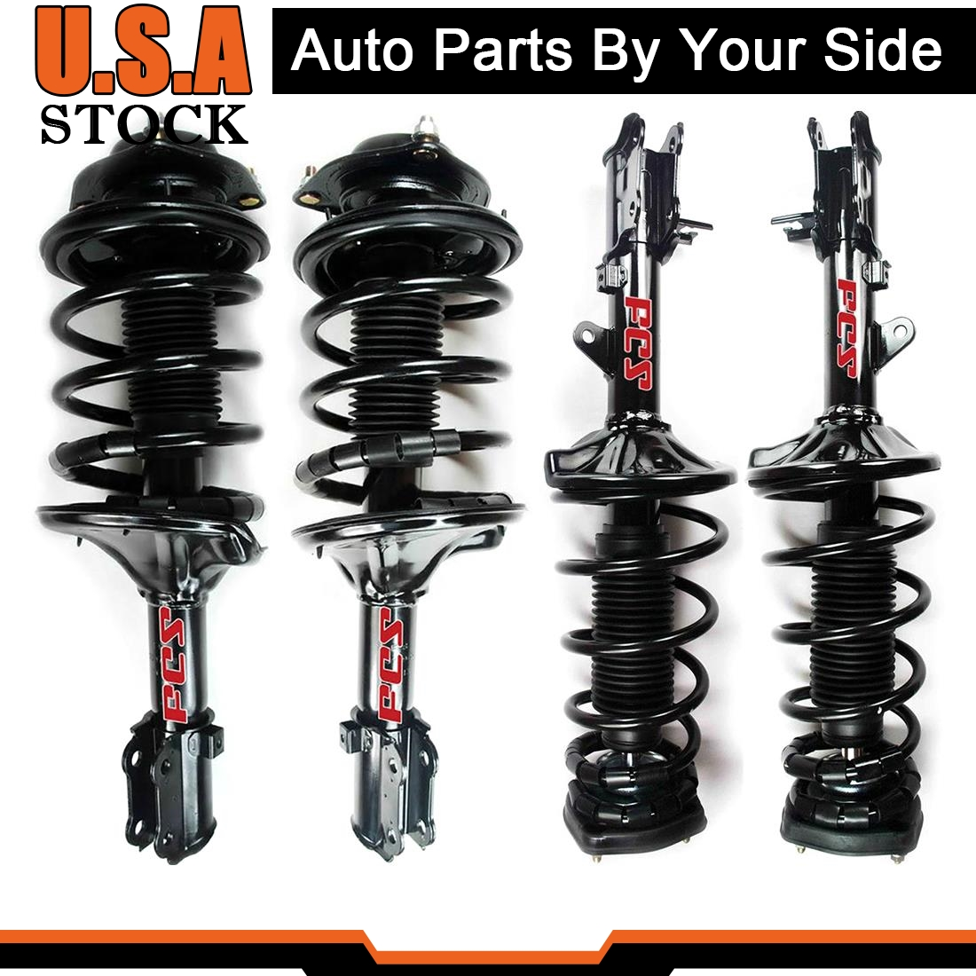 OE Replacement Front & Rear Struts for 2000-2006 Hyundai Elantra 2.0L